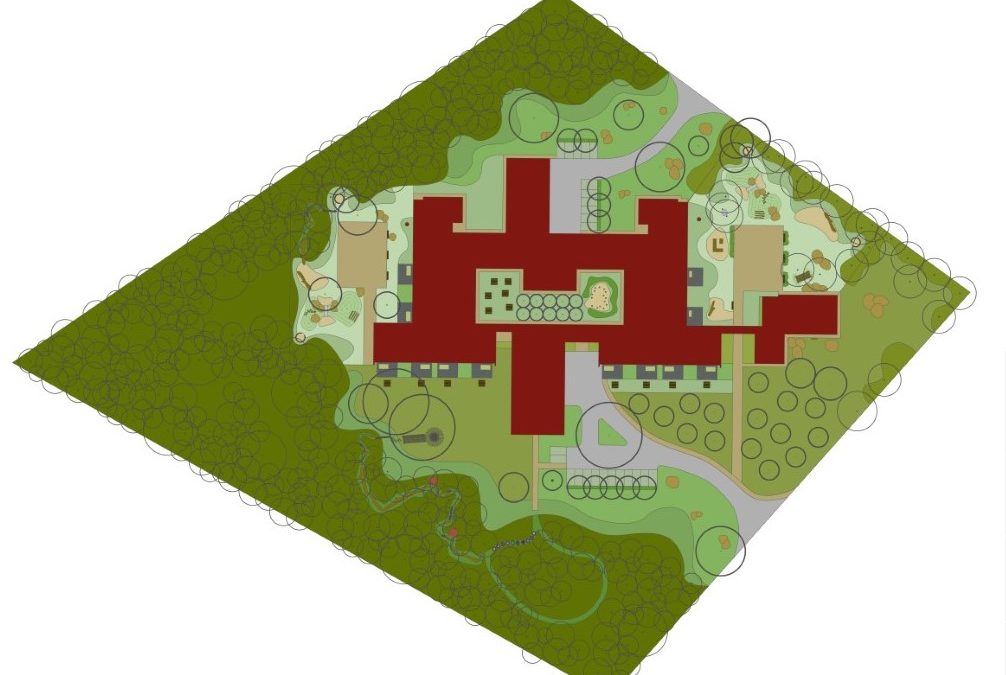 Ontwerp groene speelplaats BSBO Mikado Maasmechelen