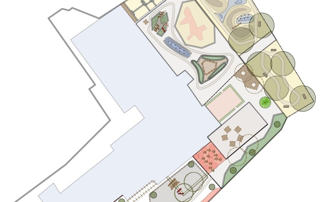 Ontwerp groene speelplaats De Padvinder Genk